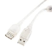 USB кабель Cablexpert USB Type A (M) -&gt; USB Type A (F) 0.75 м, CCF-USB2-AMAF-TR-0.75M