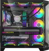 Корпус Formula V Crystal Z6 Midi Tower Без БП чёрный, Crystal Z6 Black