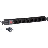 Фото Блок розеток Exegate ServerPro PDU-19H802 Al-8S-EU1.8-SW, 1U, EX280841RUS