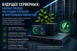Будущее серверных: баланс между растущим спросом и энергоэффективностью