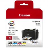 Картридж Canon PGI-1400XL Струйный Черный/Голубой/Желтый/Пурпурный комплект, 9185B004