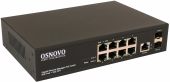 Коммутатор OSNOVO SW-80802/L(150W) 8-PoE Управляемый 10-ports, SW-80802/L(150W)
