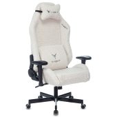 Кресло для геймеров KNIGHT T1 Белый, экомех, KNIGHT T1 MILK