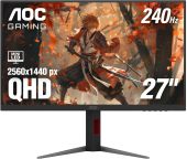 Монитор AOC Q27G4ZMN 27" mini-LED VA чёрный, Q27G4ZMN
