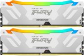 Комплект памяти Kingston FURY Renegade RGB White XMP 2х32 ГБ DIMM DDR5 6400 МГц, KF564C32RWAK2-64