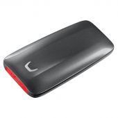 Фото Внешний диск SSD Samsung X5 1TB  Thunderbolt Серо-красный, MU-PB1T0B/WW