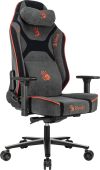 Кресло для геймеров A4Tech Bloody GC-680 серо-чёрный, искусственная замша, BLOODY GC-680 GREY