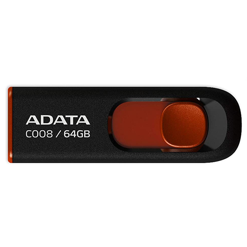 Картинка - 1 USB накопитель ADATA Classic C008 USB 2.0 64GB, AC008-64G-RKD