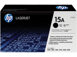 Вид Тонер-картридж HP 15A Лазерный Черный 2500стр, C7115A
