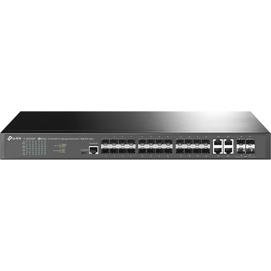 Коммутатор TP-Link TL-SG3428XF Управляемый 28-ports, TL-SG3428XF