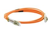 Оптический патч-корд LANMASTER MM 50/125 мкм оранжевый 2 м, LAN-2LC-2LC/OM2-2.0