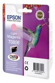 Вид Картридж EPSON T0806 Струйный Светло-пурпурный 330стр, C13T08064011