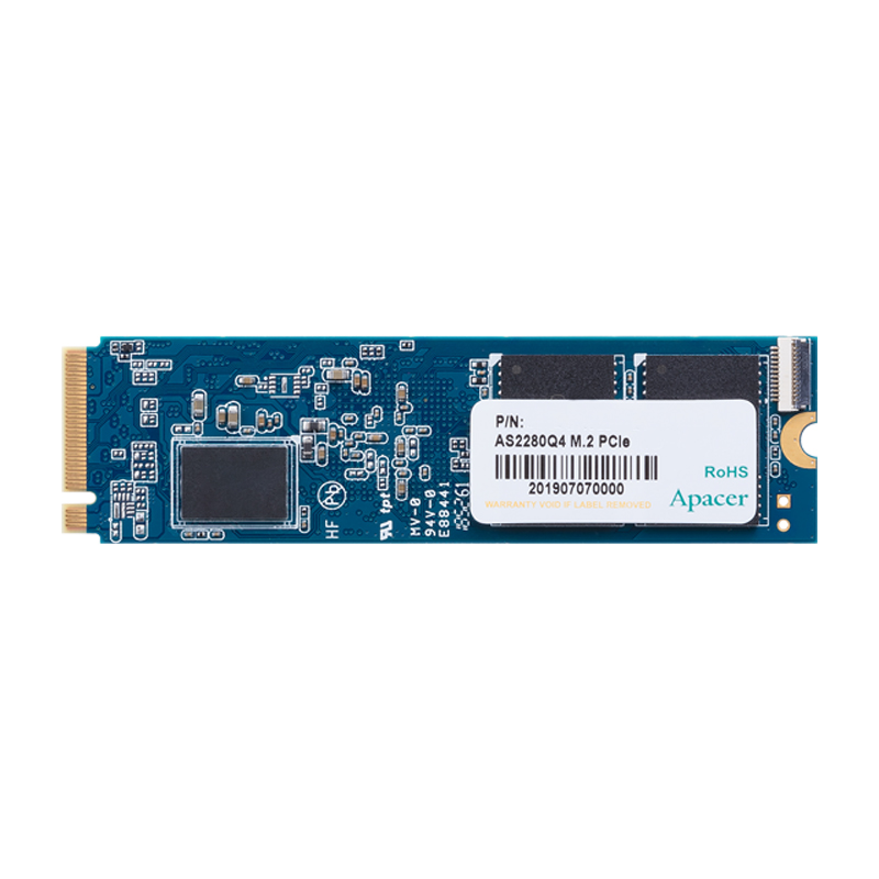 Картинка - 1 Диск SSD Apacer AS2280Q4 M.2 2280 500GB PCIe NVMe 4.0 x4, AP500GAS2280Q4-1