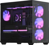 Корпус Formula V Crystal Z2 Plus AR V2 Midi Tower Без БП чёрный, CRYSTAL Z2 PLUS BLACK AR V2