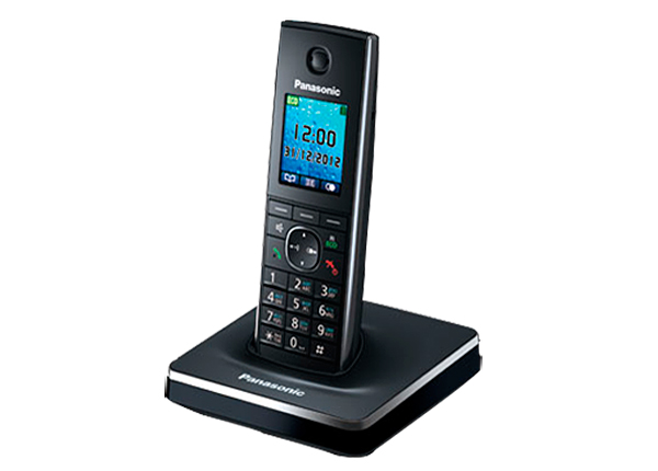 Картинка - 1 DECT-телефон Panasonic KX-TG8551RU Чёрный, KX-TG8551RUB