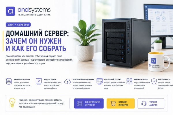 Домашний сервер: зачем он нужен и как его собрать