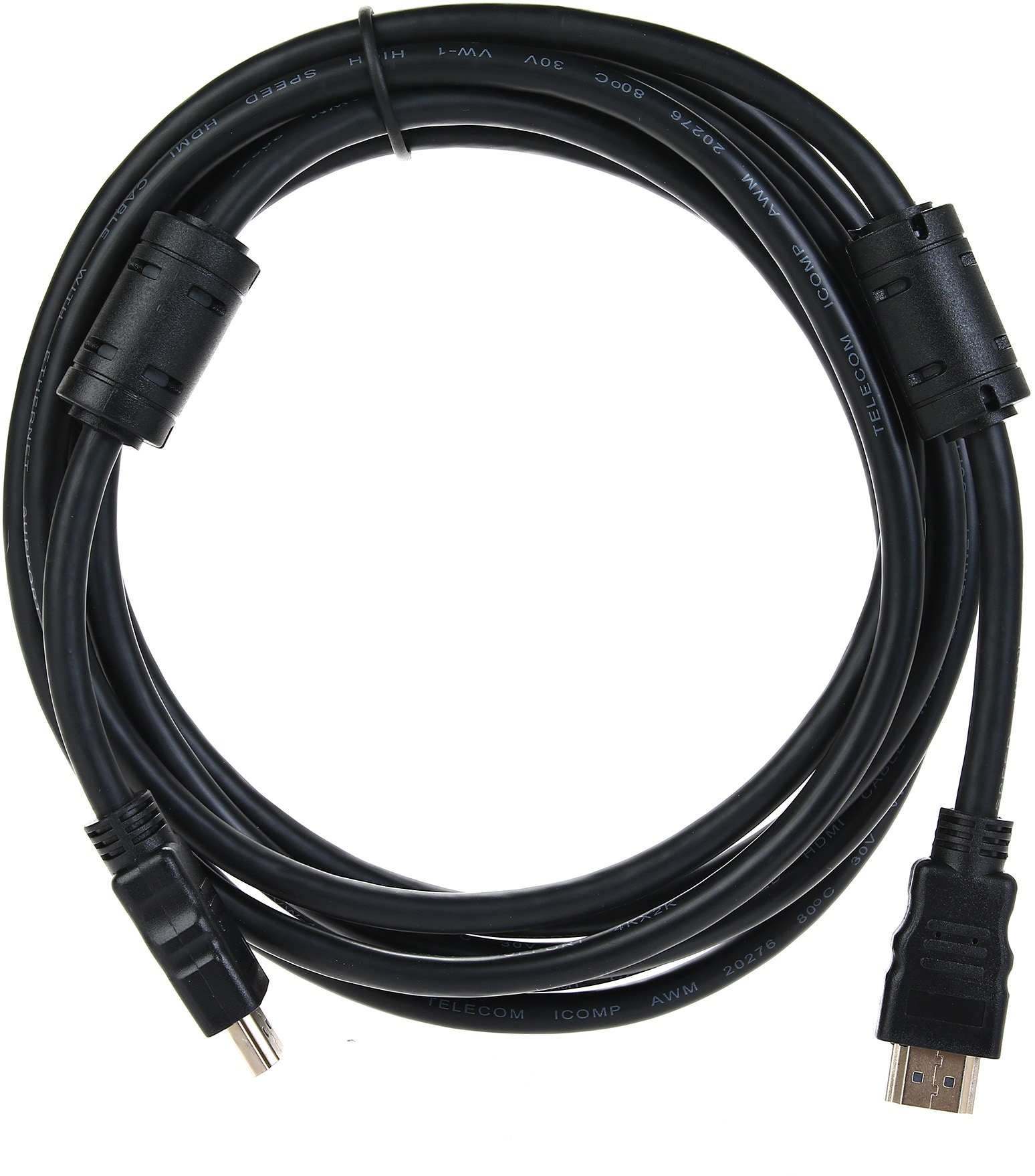 Видео кабель Telecom HDMI (M) -> HDMI (M) 3 м, TCG200F-3M