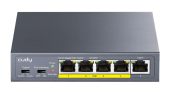 Коммутатор Cudy GS105P 4-PoE Неуправляемый 5-ports, GS105P