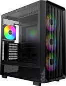 Корпус Montech X5 Midi Tower Без БП чёрный, X5 BLACK