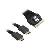 Кабель данных Luxshare SFF-8654 (x8) -&gt; SFF-8654 (x4) 1 м, L285SL016-SD-R