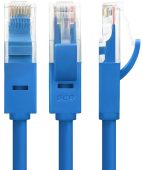 Патч-корд Greenconnect UTP кат. 5e синий 1 м, GCR-LNC01-C-1.0m
