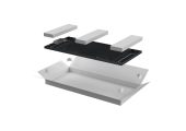 Панель задняя ITK LINEA N 24U, цвет чёрный, LN05-24U6X-ZM