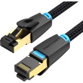 Патч-корд Vention S/FTP кат. 8 чёрный 0.5 м, IKGBD