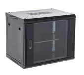 Настенный шкаф REXANT 04-0966 9U чёрный, 04-0966-112