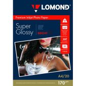 Упаковка бумаги LOMOND Premium InkJet Photo Paper A4 20л 170г/м², 1101101