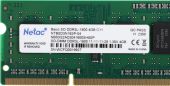 Модуль памяти Netac Basic 4 ГБ SODIMM DDR3L 1600 МГц, NTBSD3N16SP-04