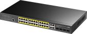 Фото Коммутатор Cudy GS2028PS4-300W 24-PoE Управляемый 28-ports, GS2028PS4-300W