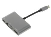 Вид Порт-репликатор Palmexx HUB USBC-HDMI-VGA-USBC, PX/HUB USBC-HDMI-VGA-USBC