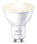 Умная лампа Wiz BLE GU10, 345лм, свет - теплый белый, рефлектор, 929002448102
