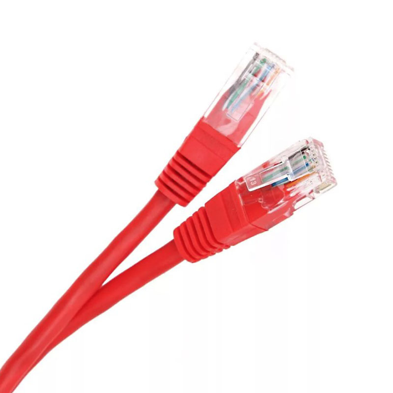 Патч-корд Telecom UTP кат. 5e Красный 0,5 м, NA102-R-0.5M