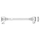 Кабель данных DiliVing Slimline SFF-8654 (x8) -> SFF-8654 (x8) 1 м, DLSL74-8821