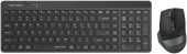 Комплект клавиатура/мышь A4Tech FG2400 Air2 Беспроводной чёрный, FG2400 AIR2  BLACK