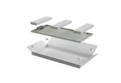 Панель задняя ITK LINEA N 47U, цвет серый, LN35-47U6X-ZM