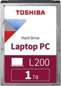 Диск HDD Toshiba L200 Slim SATA 2.5&quot; 1 ТБ, HDWL110UZSVA