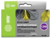 Картридж CACTUS LC1240Y Струйный Желтый 12мл, CS-LC1240Y