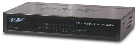 Коммутатор Planet GSD-803 Неуправляемый 8-ports, GSD-803