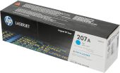 Тонер-картридж HP 207A Лазерный Голубой 1250стр, W2211A