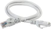 Патч-корд ITK UTP кат. 6a серый 5 м, PC01-C6AUL-5M
