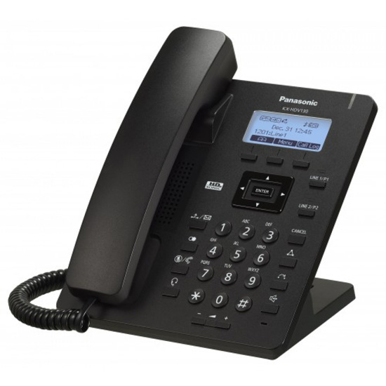 IP-телефон Panasonic KX-HDV100 SIP Чёрный, KX-HDV100RUB
