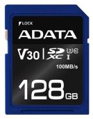 Карта памяти ADATA UI3V30S SDXC UHS-I Class 3 C10 128GB, ASDX128GUI3V30S-R