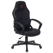 Кресло для геймеров ZOMBIE 10 Чёрный, текстиль/эко.кожа, ZOMBIE 10 BLACK