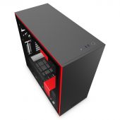 Корпус NZXT H710 Miditower Без БП Чёрно-красный, CA-H710B-BR