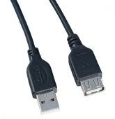 Фото USB кабель Perfeo USB Type A (M) -> USB Type A (F) 5 м, U4505