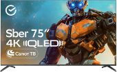 Фото Телевизор Sber SDX-75UQ5233 75" 3840x2160 (4K) тёмно-серый, SDX-75UQ5233