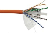 Кабель LANMASTER FTP кат. 6a оранжевый 305 м, LAN-6AFTP-LSZH-OR