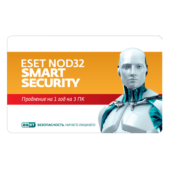 Картинка - 1 Право пользования ESET NOD32 Smart Security Рус. 3 Card 12 мес., NOD32-ESS-2012RN(CARD)-1-1